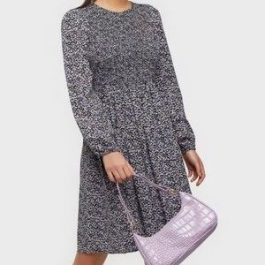 Moves brand long sleeve floral print a-line ivalani dress
